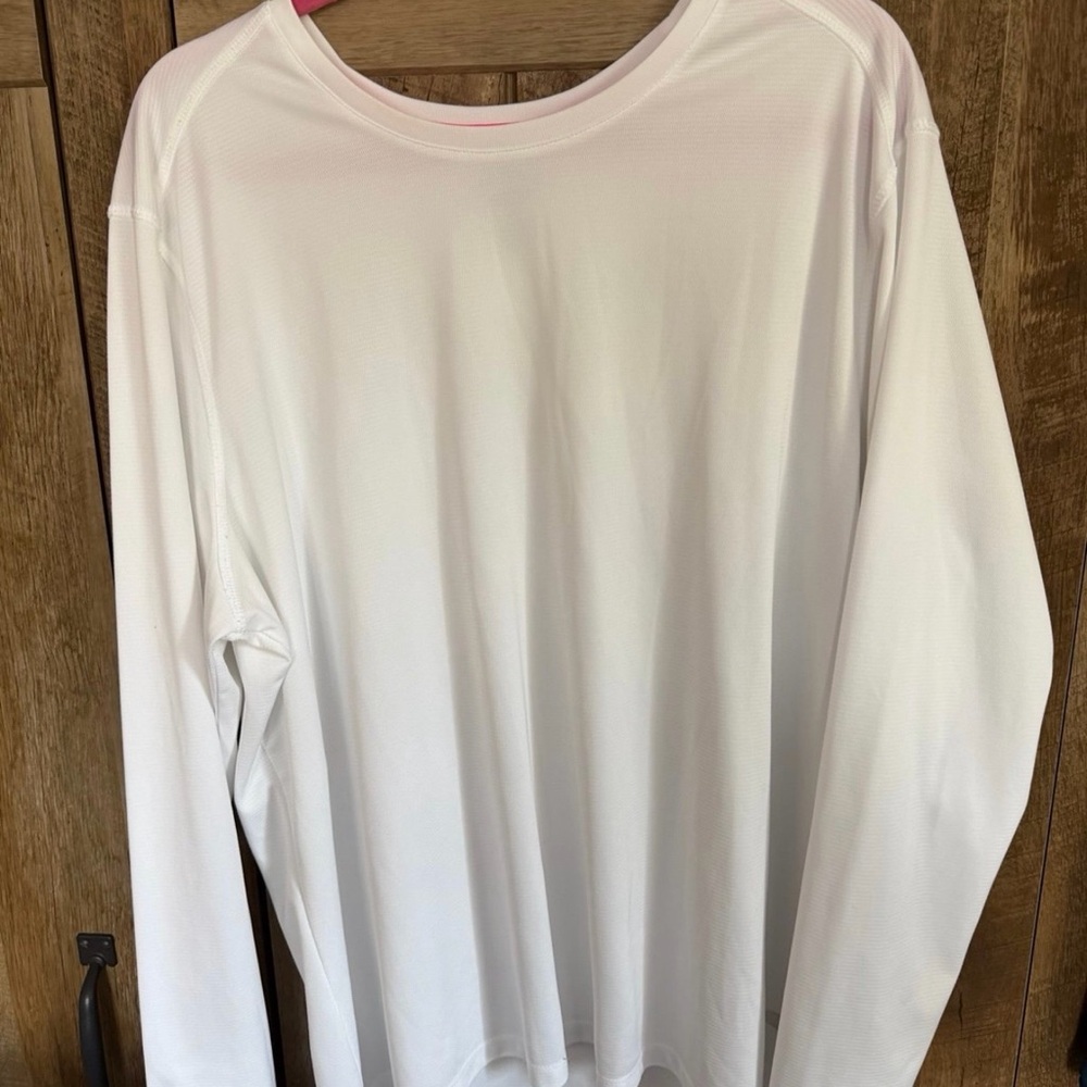 Reel Legends Pure White Long Sleeve Tee - Picture 5 of 6